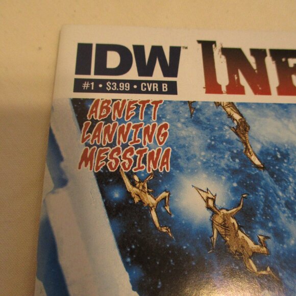 IDW Infestation #1 & 2 Small Black White Blue Graphic Comic Book Bundle - Picture 3 of 7
